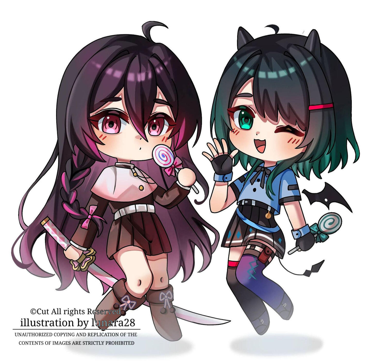 My oc x mahori oc